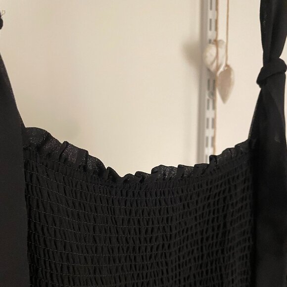 Smocked Chiffon Bridesmaid Dress - Picture 5 of 8